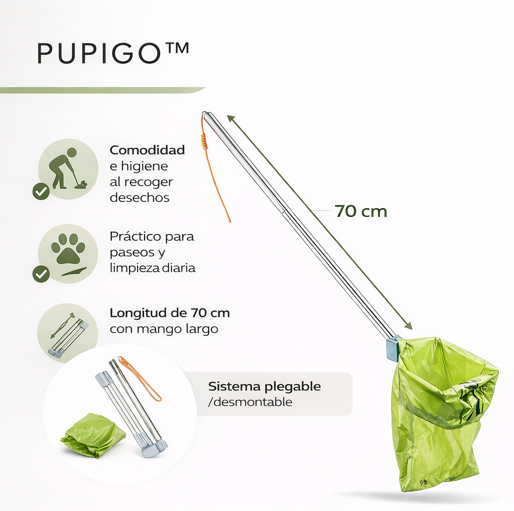 Pupigo™ recogedor de excrementos
