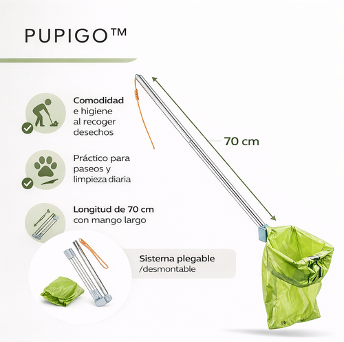 Pupigo™ recogedor de excrementos